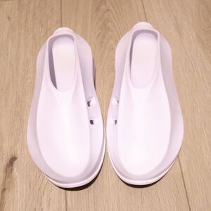 White Slip-On Loafers